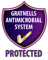 Gratnells shield for antimicrobial protection